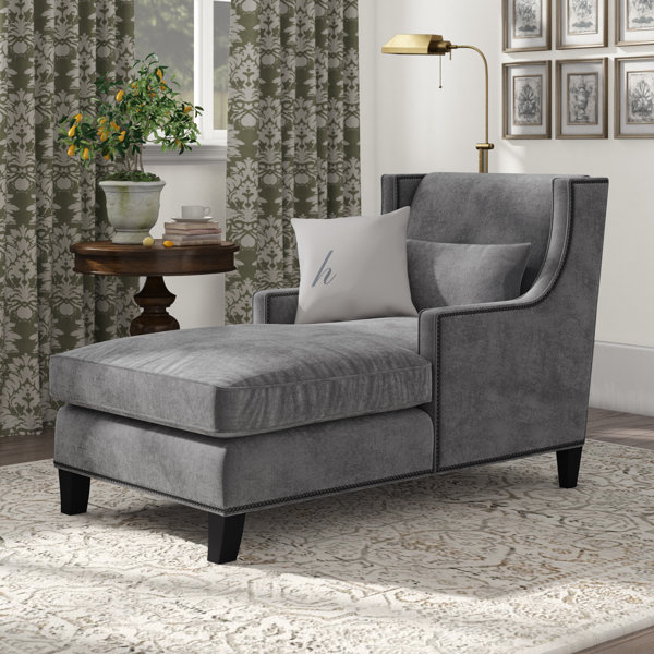 Lark Manor Higdon Upholstered Chaise Lounge & Reviews Wayfair
